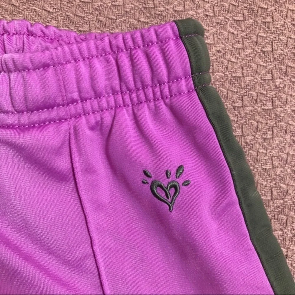 Justice athletic pants girls size 7‎ purple gray